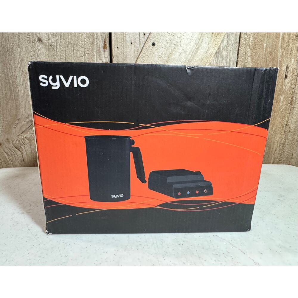 NIB Syvio Electric Milk Frother To Aerate Milk Create Foam Specialty Coffee